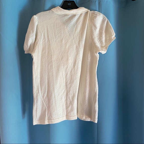 {3 For $25} Bow Detail Button-up Top l S - Picture 4 of 4